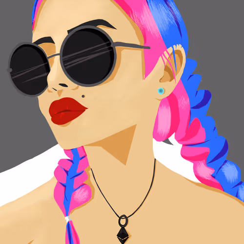 Blockchain Girl - old