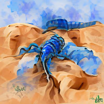 Blue desert Crabs