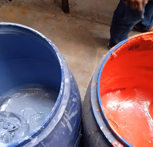 Blue Red Pump colour