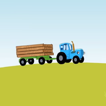 Blue Tractor