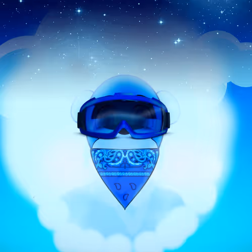 Blue Cartoon Apes Collection