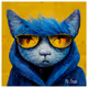 BLUE EMO CATS by MR.FLEAN - old