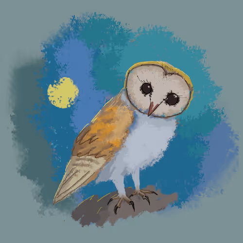 Blue. Moon - Abstract