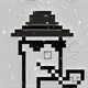 Bob in snow - old