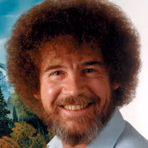 Bob Ross inspired painting