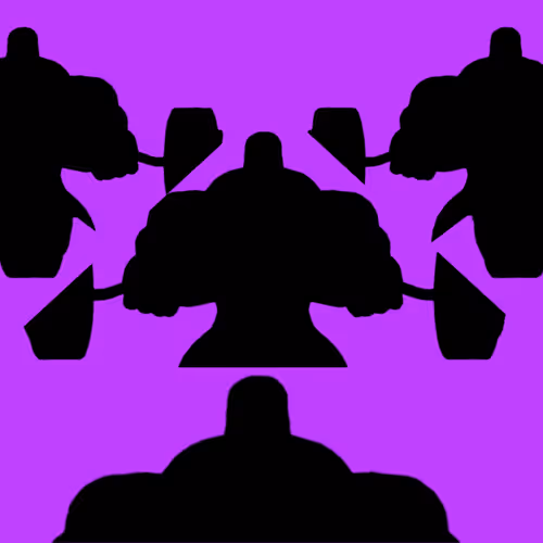 bodybuilder celebrate