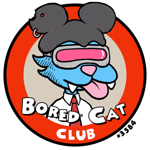 Bored Cat Club Badges