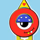 Bored cute Monster club - old