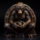 Bored Monkey Sculpture