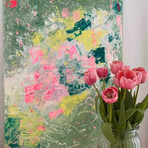 bouquet of digital flowers