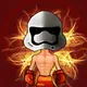 Boxer fighting