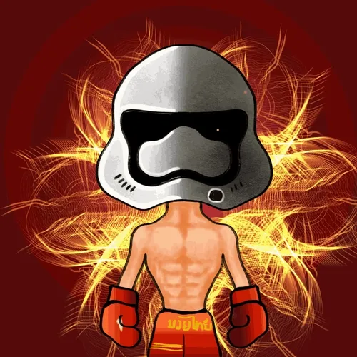 Boxer fighting
