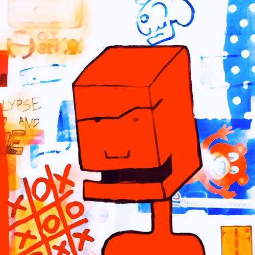 Brick man - old