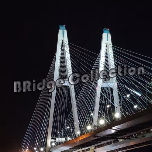Bridges on night