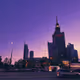 Bright colors of Warsaw - old