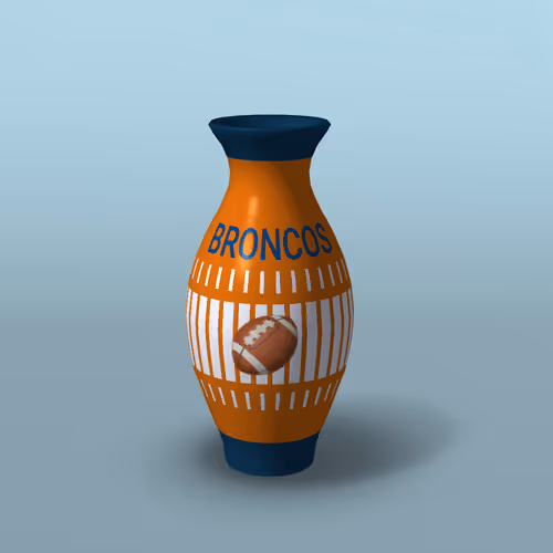 Broncos Football Ceramics