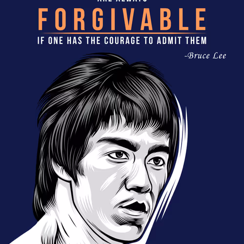 Bruce Lee Vector Art