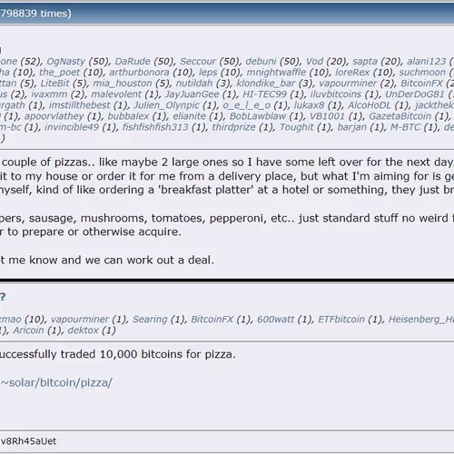 Laszlo Hanyecz. Pizza for Bitcoin. Polygon version.