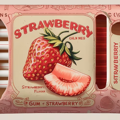 Bubble gum cigarette