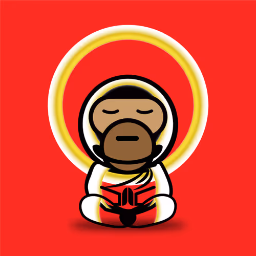 Buddha ape - old - old