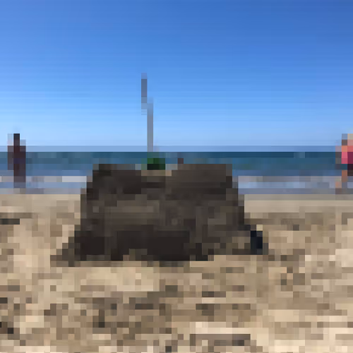 Built on Sand items, 2021. Sand on Sea.