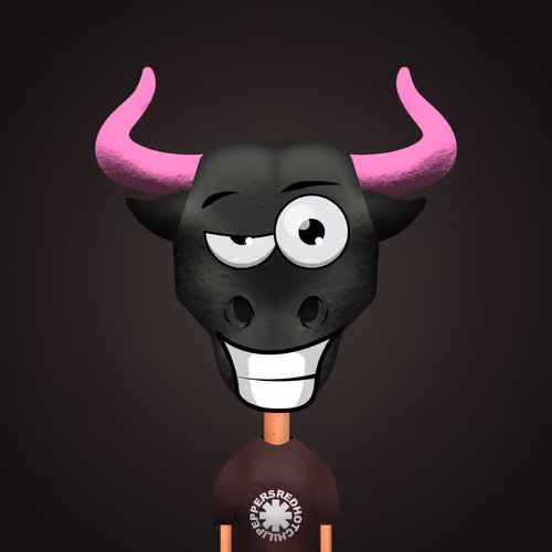 Bulls and roses - old
