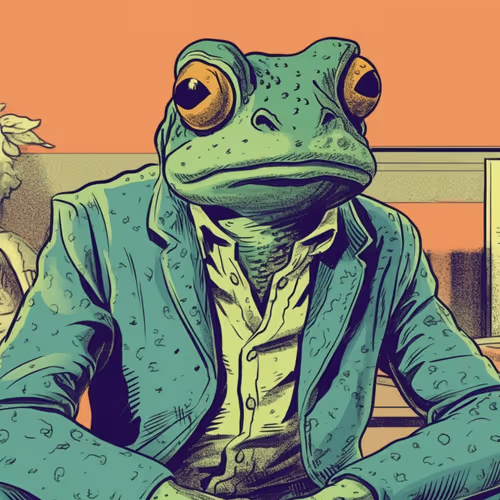 Business Frog Portraits