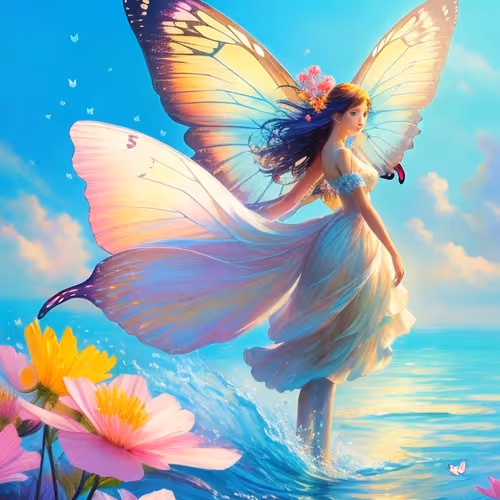 Butterfly Bloom: NFT artworks of the butterflies and the blossoms