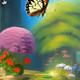 butterfly in the sky