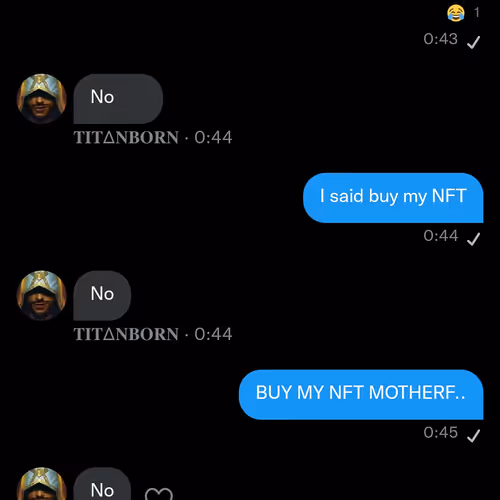 BUY MY NFT MOTHERF
