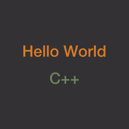 C++ Hello World