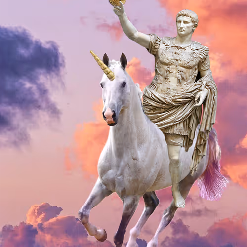 Caesar found a unicorn