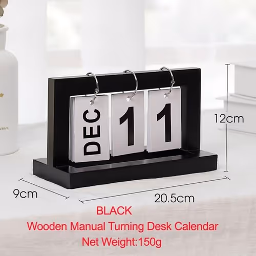 calendar flip manual turning