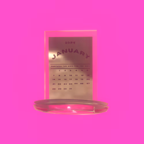 Calendar 2024 Pink