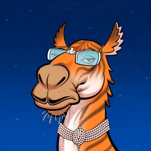 Camels Under a Starry Night - old