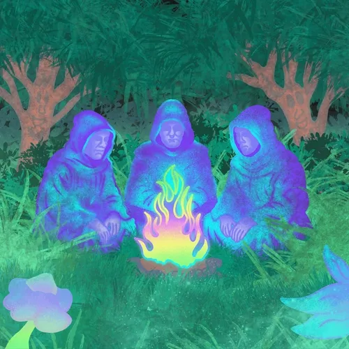 campfire in phazeland