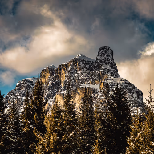 Canadian Rockies in winter