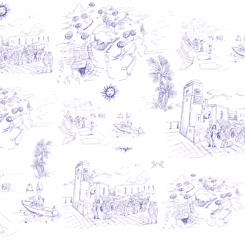 Capri Animalier Pattern CapriToArt