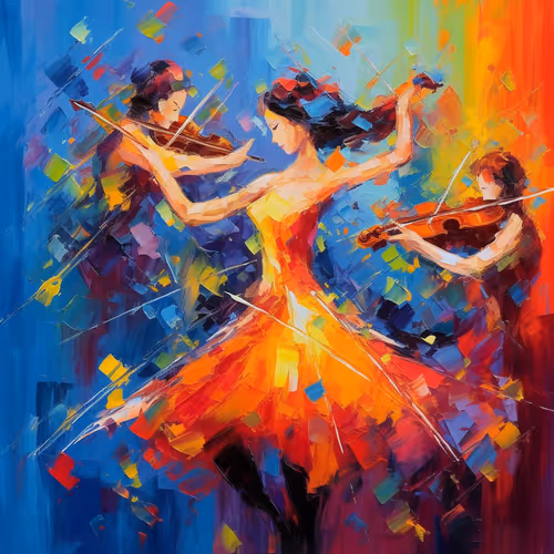 Leonid Afremov's figurative masterpiece.