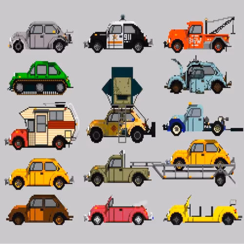 Car model VW Beetle 77 Limited collection - old