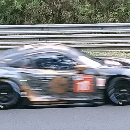 Car on the move
