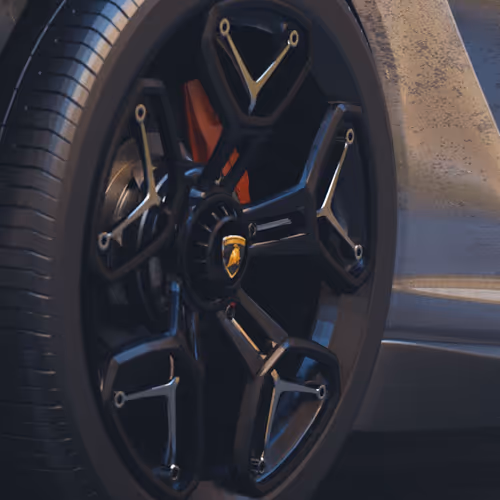 Car in the park - old