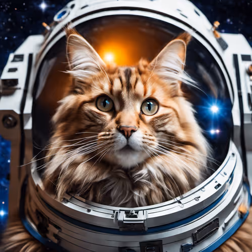 Cat in sapce