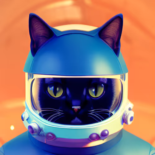 cat in spacesuit