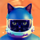 cat in spacesuit