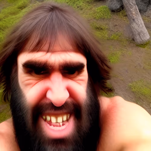Caveman Selfies