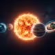 Celestial Cyberpunk Series: The Solar System
