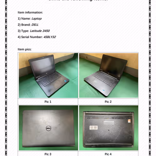 Certificate of Ownership