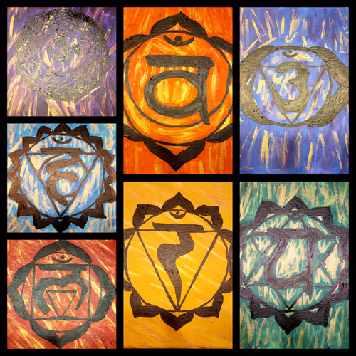 Chakra Paintings - old