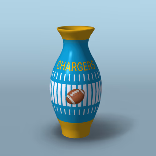 Chargers Football Ceramics